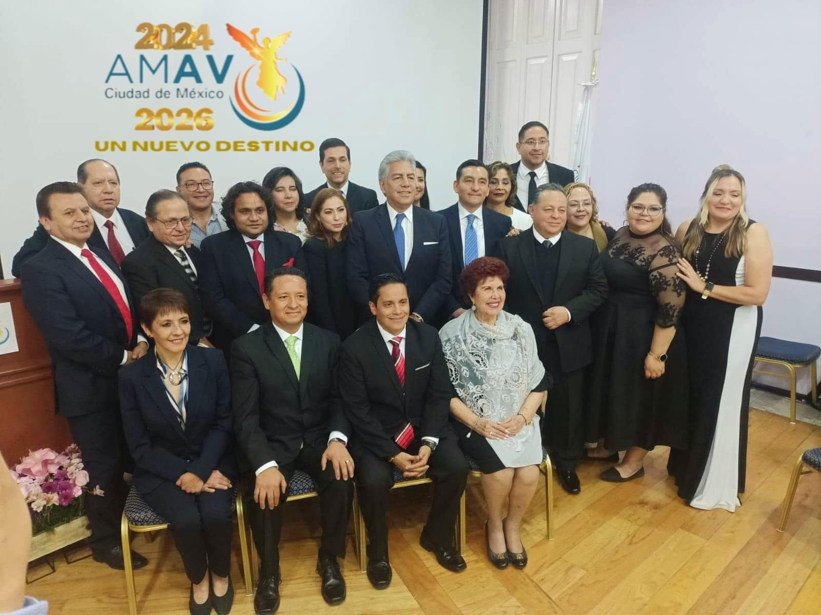 Tomó protesta Raymundo Flores como presidente de la AMAV CDMX