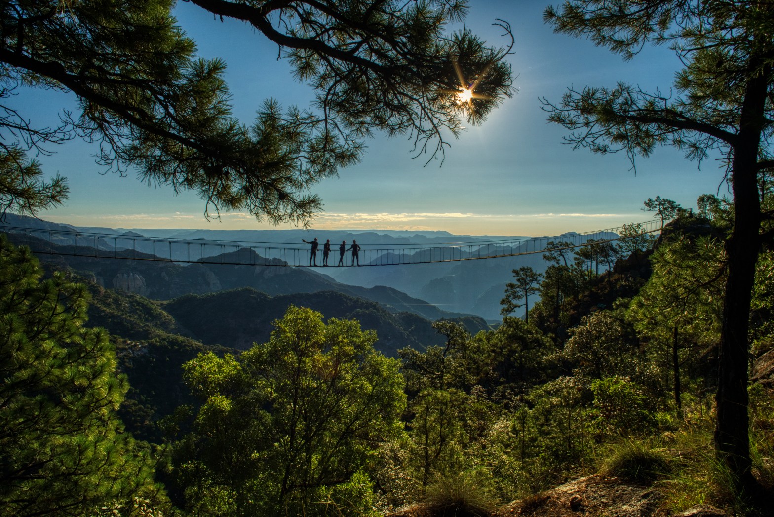 Esta imagen de las Barrancas del Cobre transmite aventura, inmensidad y naturaleza en su estado más puro.